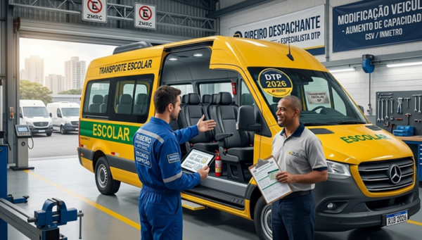 Aumento e Redução da Capacidade da Van Escolar