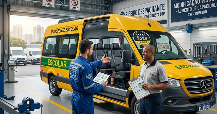 Aumento e Redução da Capacidade da Van Escolar