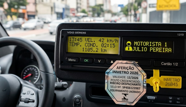 Cronotacógrafo: Onde fazer a aferição e como emitir o certificado do INMETRO em 2026